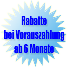 Rabatte beim Lagerraum ab 6 Monaten